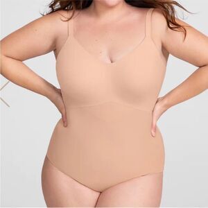 Honeylove Women's Shapewear Bodysuit in Nude